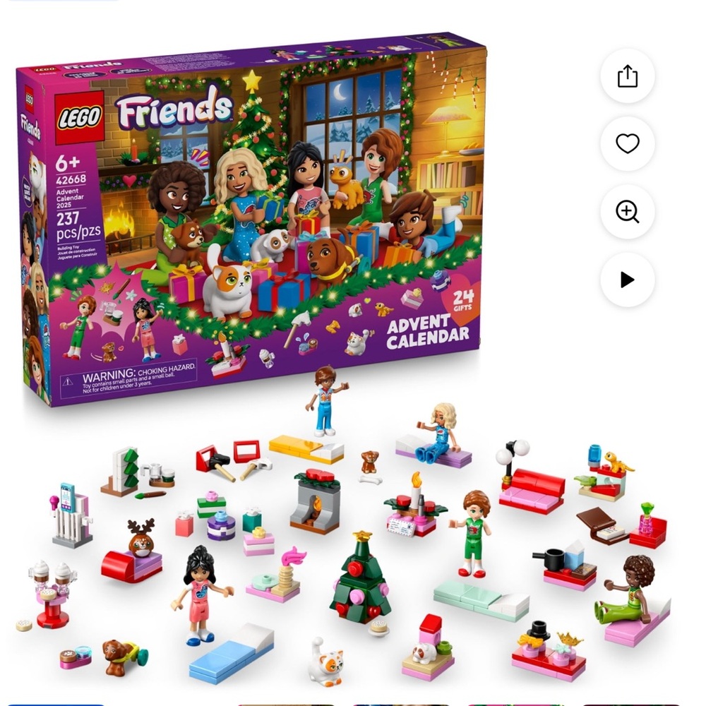 LEGO Friends Advent Calendar - Festive Multicolor Set